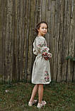Лляне дитяче плаття-вишиванка "Птаха", арт. 4348, фото 4