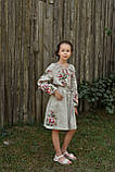 Лляне дитяче плаття-вишиванка "Птаха", арт. 4348, фото 5