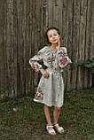 Лляне дитяче плаття-вишиванка "Птаха", арт. 4348, фото 6