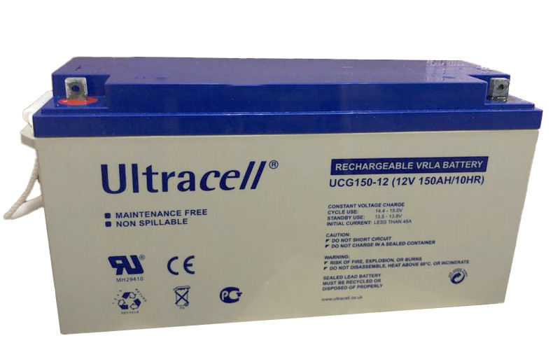 Акумулятор Ultracell ucg150-12 gel 12V 150ah
