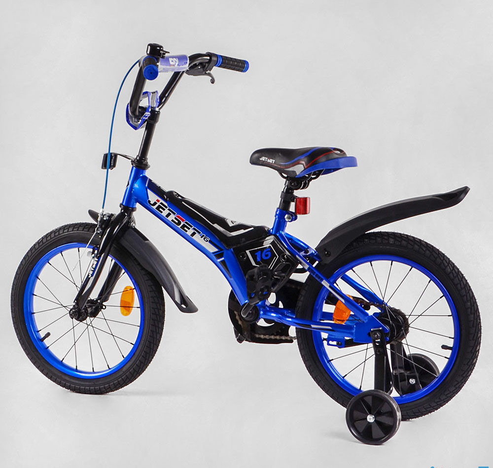 Велосипед детский 16 MAXXPRO Jet Set JS-N1603 синий - фото 3 - id-p1717939854