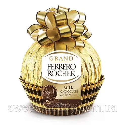 Цукерки Grand Ferrero Rocher Milch Chocolate 125g