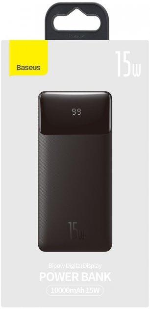 Повербанк Powerbank Baseus PPDML-J Bipow 15W 20000 mAh (Чорний)