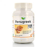 Фенугрек, пажитник, Fenugreek 1000mg Biotrex 60 veg capsules для пищеварения, при ожирении, вздутии живота