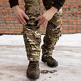 Штани тактичні на флісі GRIFON Apex Gen-II мультикам Rip-Stop (вафелька), фото 4