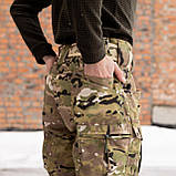 Штани тактичні на флісі GRIFON Apex Gen-II мультикам Rip-Stop (вафелька), фото 6