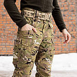 Штани тактичні на флісі GRIFON Apex Gen-II мультикам Rip-Stop (вафелька), фото 3