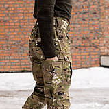 Штани тактичні на флісі GRIFON Apex Gen-II мультикам Rip-Stop (вафелька), фото 5