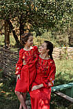 Червоне дитяче плаття-вишиванка "Птаха", арт. 4351, фото 10