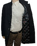 Довге чоловіче зимове пальто "Pierre Carlos". Чорне. Туреччина, фото 8