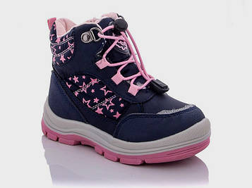 Дитячі зимові черевики сноубутси для дівчинки