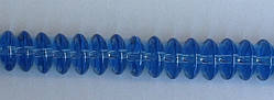 Бусина Юла 5*10 мм колір блакитний