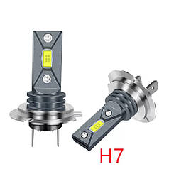 (ціна за 1 штуку) Світлодіодна лампа LED H7 12-24 В 1500 LM 6000 K ДХО