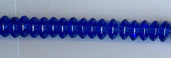 Бусина Юла 5*10 мм колір синій
