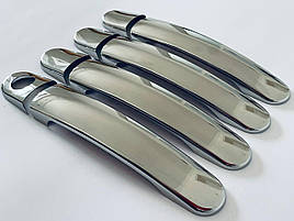 Накладки на ручки (4 шт, нерж) - Skoda Fabia 2000-2008 рр.