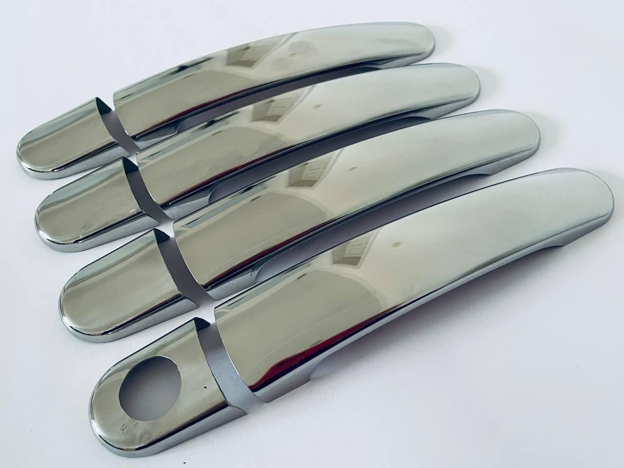 Накладки на ручки (2 шт., нерж) - Volkswagen UP 2011+ рр., фото 1