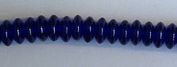 Бусина Юла 5*10 мм колір синій кобальт