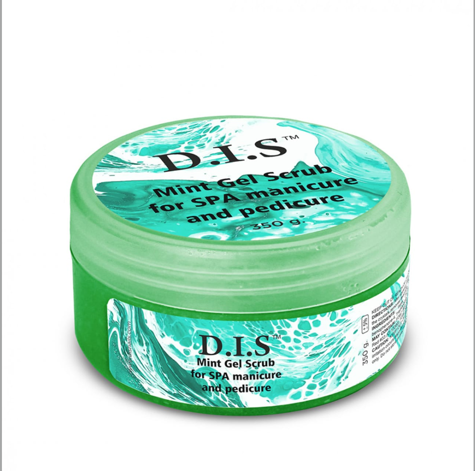 Скраб для рук та ніг м'ятний D.I.S Hand & Foot Spa Gel Scrub Mint 350 г