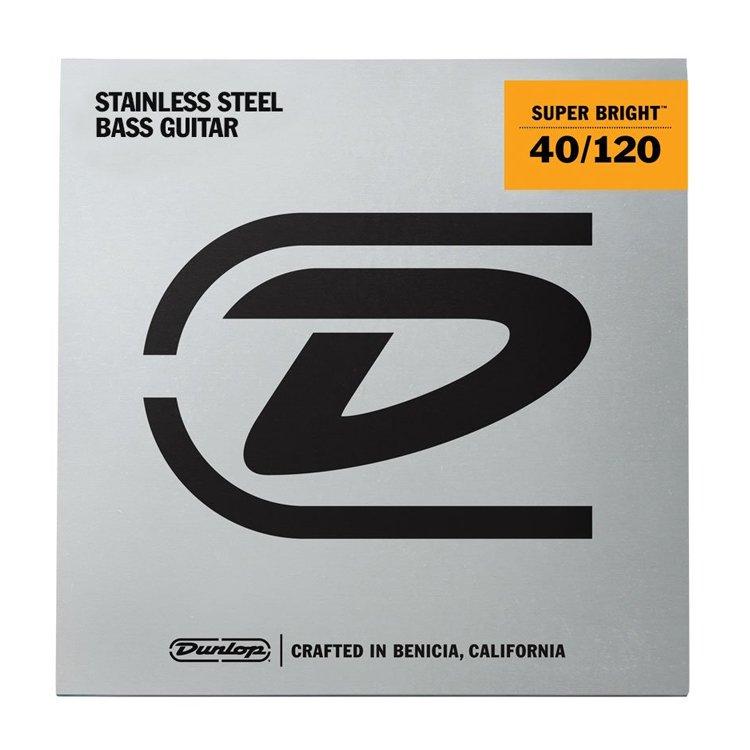 Струни для бас-гітари (5 струн) Dunlop DBSBS40120 Super Bright Light 5