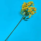Штучна гілочка з жовтими квітами (85 см), фото 2