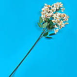 Штучна гілочка з білими квітами (85 см), фото 2