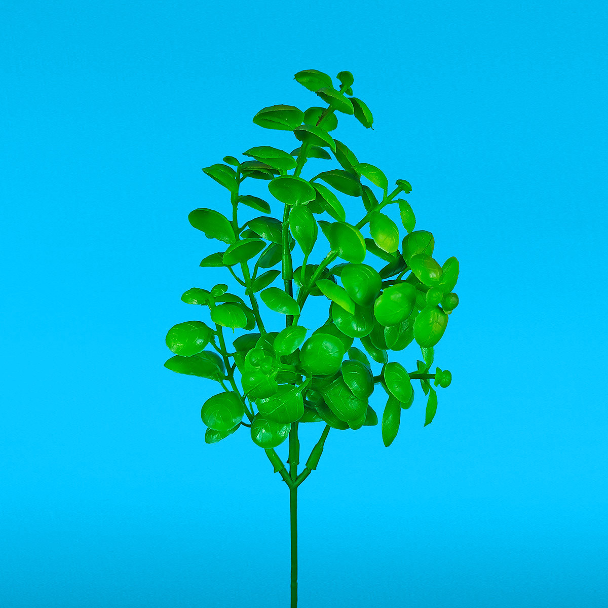 Штучна гілочка зелена (34 см), фото 1