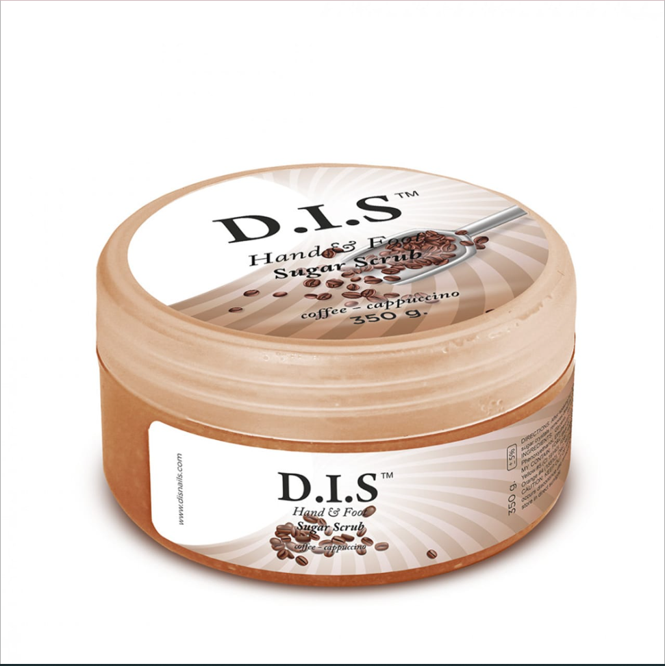Цукровий скраб для тіла та ніг Капучинно D.I.S Hand & Foot Sugar Scrub 350 г