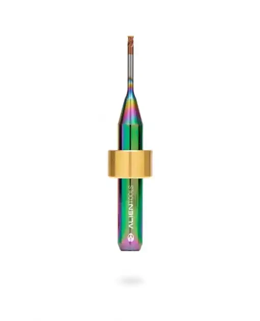 Фреза AlienTools для CoCr (кобальт хрому) з титановим покриттям FLATCOAT™TTN 1.5x6x50мм (Imes Icore CORiTEC)