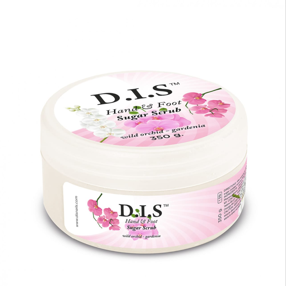 Цукровий скраб для тіла та ніг орхідея D.I.S Hand & Foot Sugar Scrub 350 г
