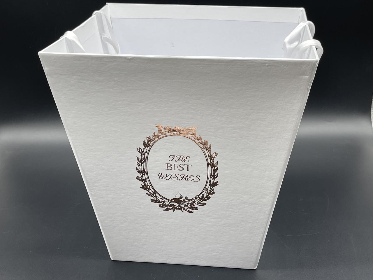 Коробки для квітів. Колір білий. 25х24см