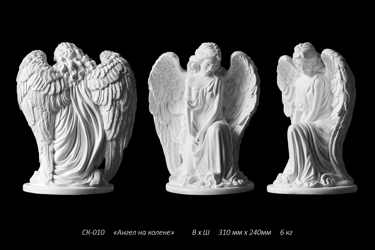 Скульптура ангела на колінах - фото 6 - id-p267842906