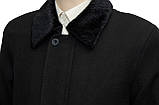 Чоловіче зимове пальто "West Fashion. Чорне, фото 4