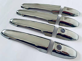 Накладки на ручки (4 шт, нерж) - Volkswagen Crafter 2006-2017 рр.