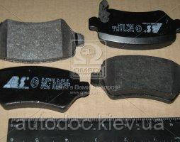 Колодка гальм. диск. OPEL ASTRA/ZAFIRA задн. (вир-во ABS), арт.37296