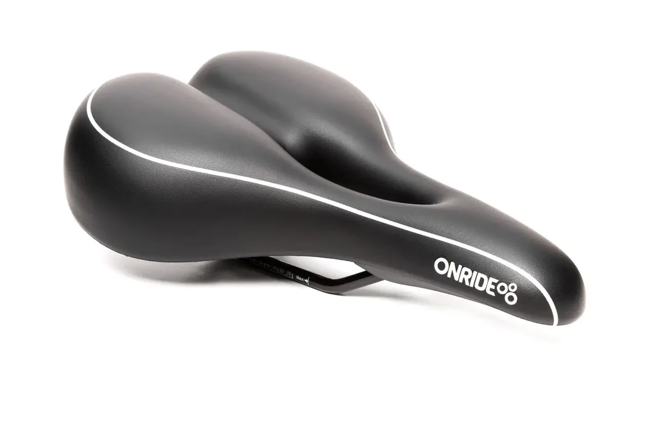 Сідло для велосипеда ONRIDE Divan сталеві рамки чорне 282x188мм
