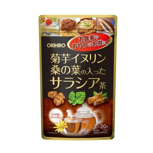 Чай для похудения и оздоровления - Салация, Топинамбур, Шелковица, 20 пакетов, Orihiro, Япония - фото 1 - id-p1718018992