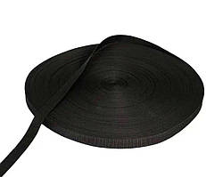 Стрічка ремінна (стропа) 25мм 100м чорна