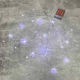 Гірлянда світлодіодна НА БАТАРЕЙКАХ 3,5 м LED , білий колір 3455