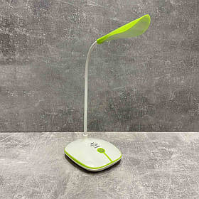 Лампа настільна світлодіодна з акумулятором біла з зеленим OJ-880