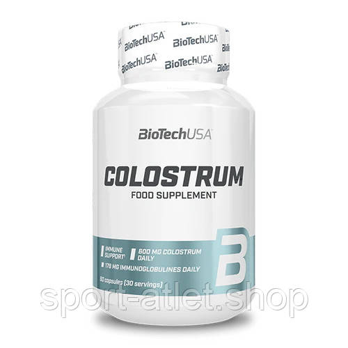 Натуральна добавка Biotech Colostrum, 60 капсул, фото 1