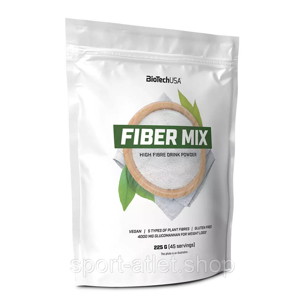 Натуральна добавка BioTech Fiber Mix, 225 грам, фото 1
