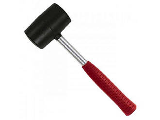 Киянка гумова 900 г. 90 мм, чорна гума, ручка HT-0233 ТМ INTERTOOL BP