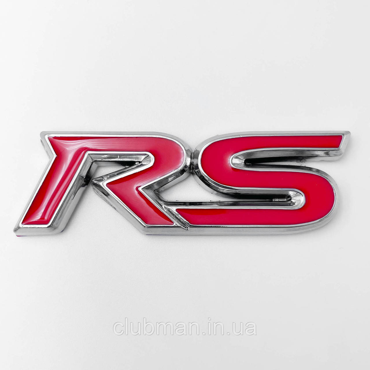 Емблема шильдик металевий RS (Racing Sport)