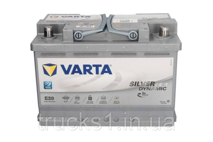 Купить Аккумулятор 70Ah-12v VARTA Start-Stop Plus AGM (278х175х190), R ...