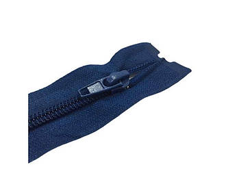 Блискавка спіральна №5 розємна 45см S-039 синій темний ZIP ТМ Welltex BP
