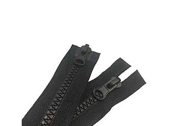 Блискавка трактор №5 двозамкова 65см S-580 чорний ZIP ТМ Welltex BP