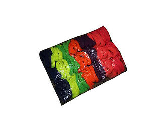 Набір резинок для волосся (безшовні) кольорові 100шт в пакеті 4152050 ТМ Китай BP