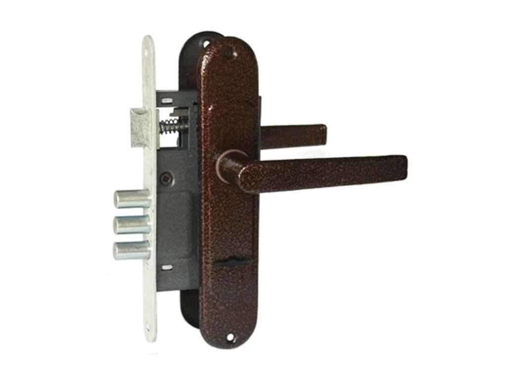 Замок врізний ЗВ-6 ШТ ЗР (3-х ригельний) з ручкою ТМ ТАНДЕМ BP, фото 1