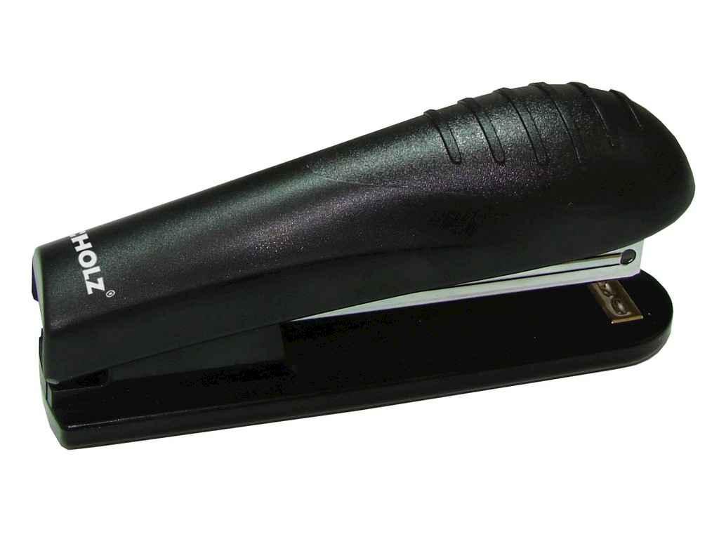 Степлер пластиковий, 15 аркушів, 10/4, 60мм, чорний, 4034 ТМ Scholz BP, фото 1