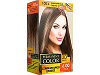 Крем-краска для волос с окислителем тон «Русовой» №6.00 ТМ Permanent Color BP